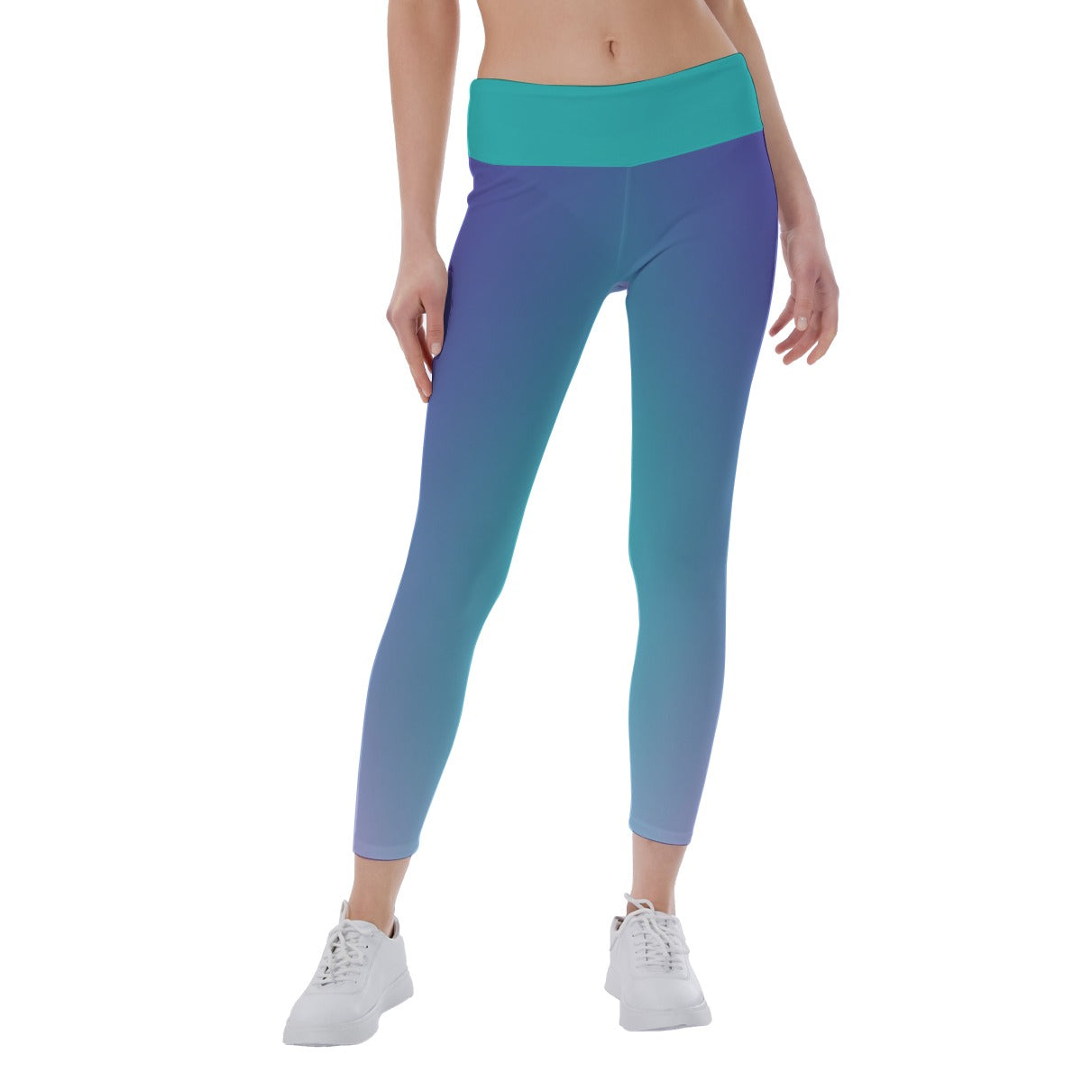 High Waist Ankle Leggings Gradient Minsk 2 - Weave West