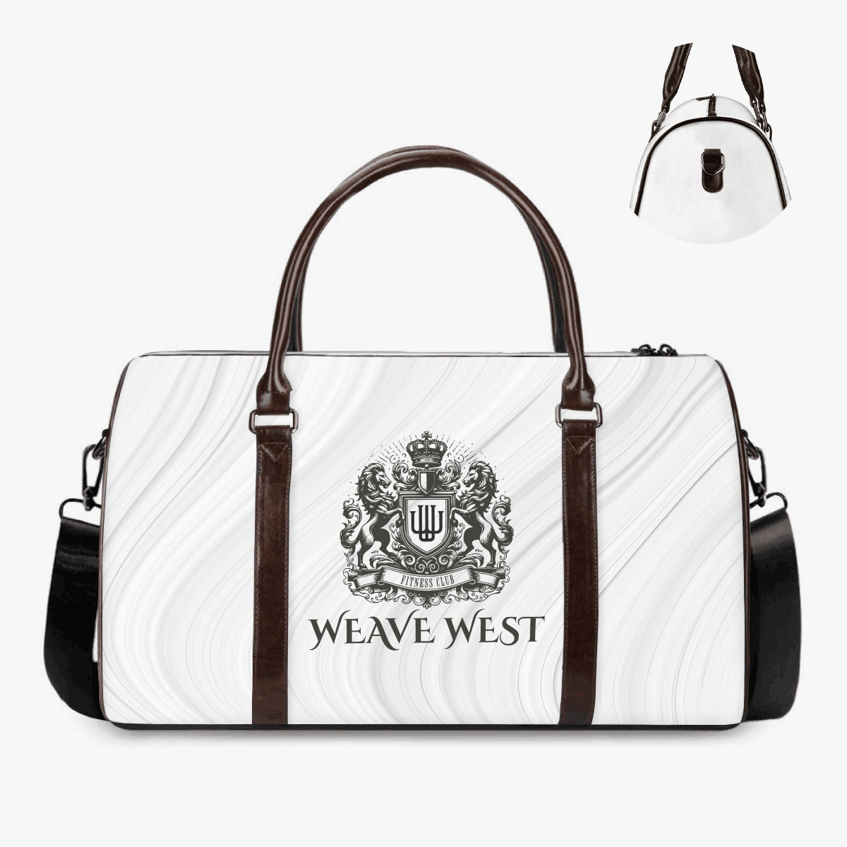 Classic Luggage Satchel King Family Crest - Weave West