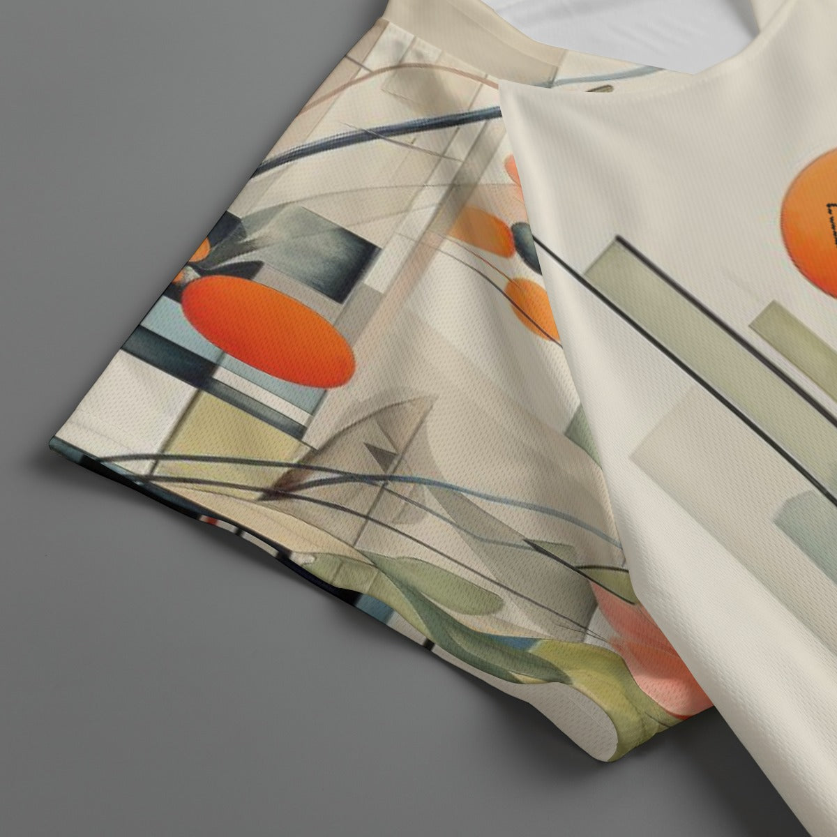All-Over Print Men's Jersey With Short Raglan Sleeve (F4) - Weave West