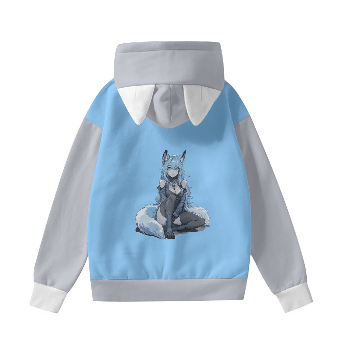 Halloween Customized Eared Cozy Hoodie Daji - Weave West