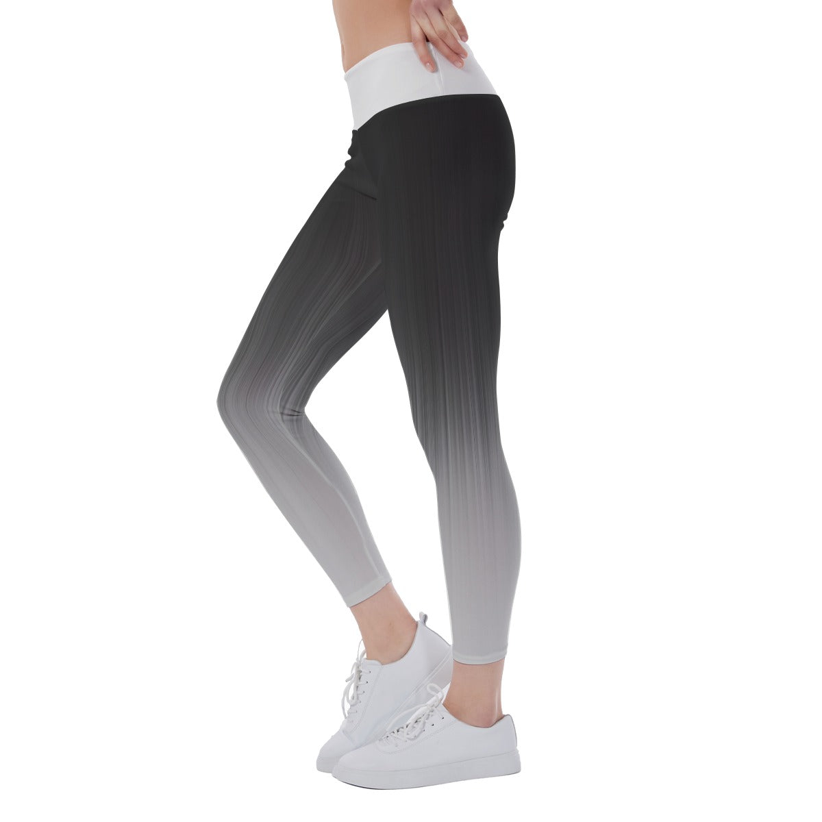 High Waist Ankle Leggings Midnight Frost 2 - Weave West