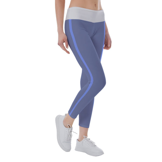 High Waist Ankle Leggings Waikawa Grey - Weave West