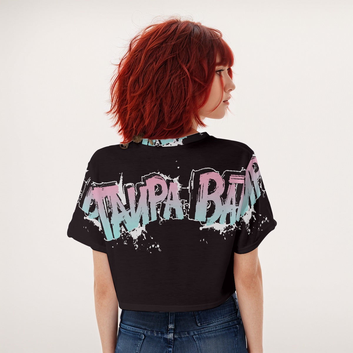 Casual Crop T-Shirt Tampa Bay - Weave West