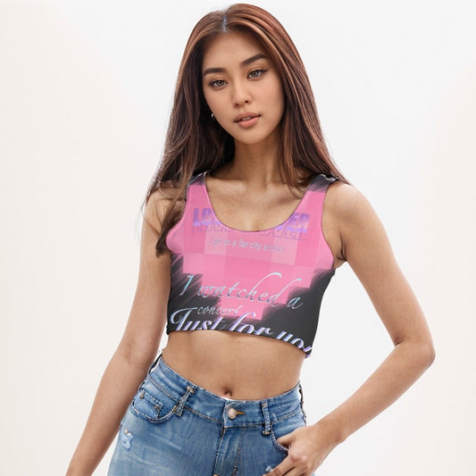 Sport Crop Tank Top Just For You - Weave West