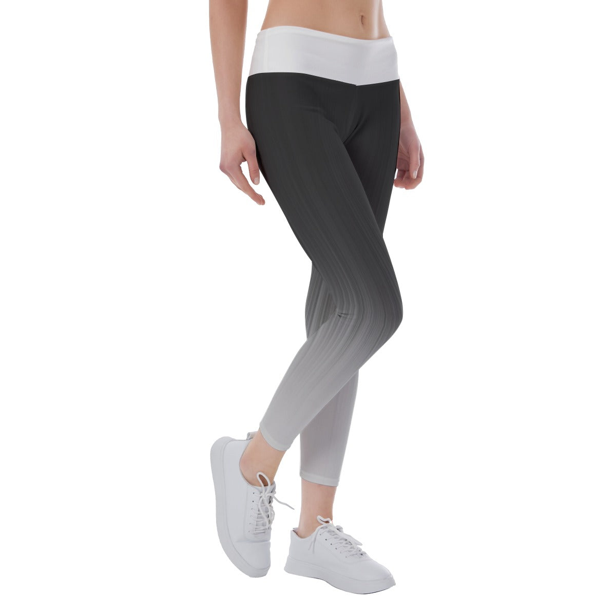 High Waist Ankle Leggings Midnight Frost 2 - Weave West