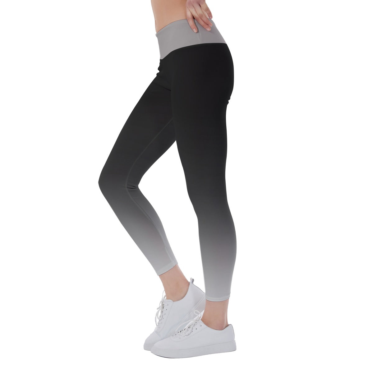 High Waist Ankle Leggings Midnight Frost 1 - Weave West