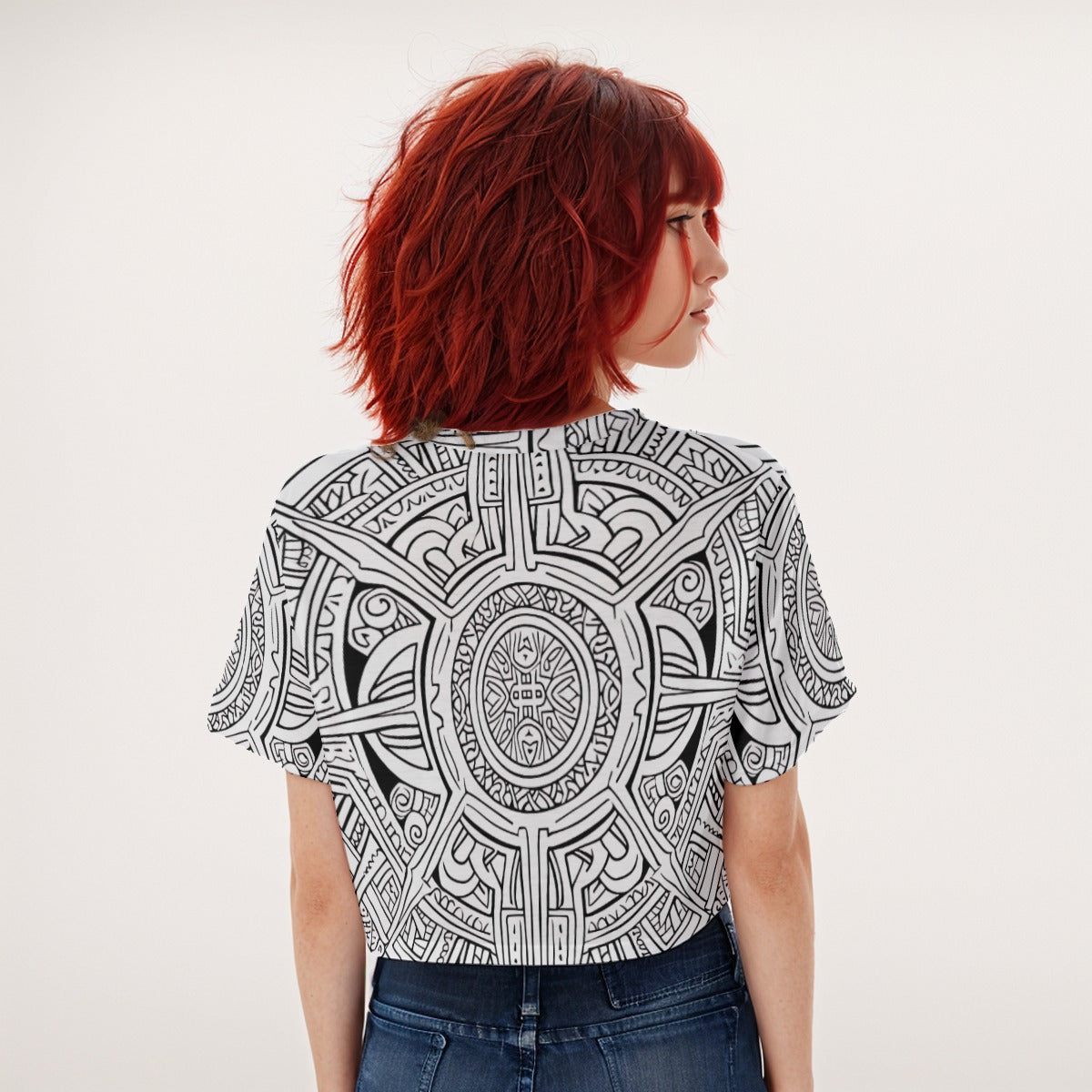 Casual Crop T-Shirt Secret Locker - Weave West
