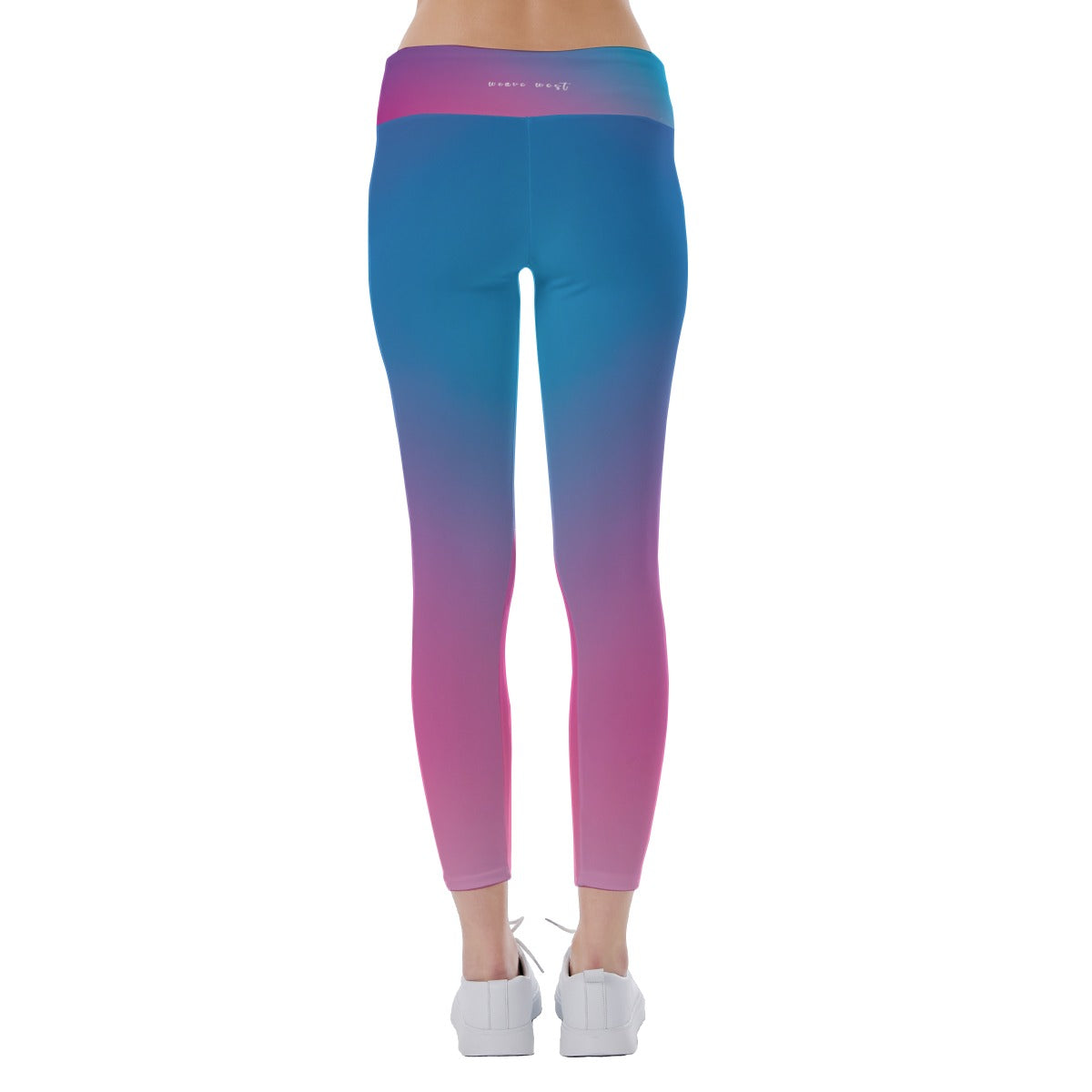 High Waist Ankle Leggings Gradient Minsk 1 - Weave West
