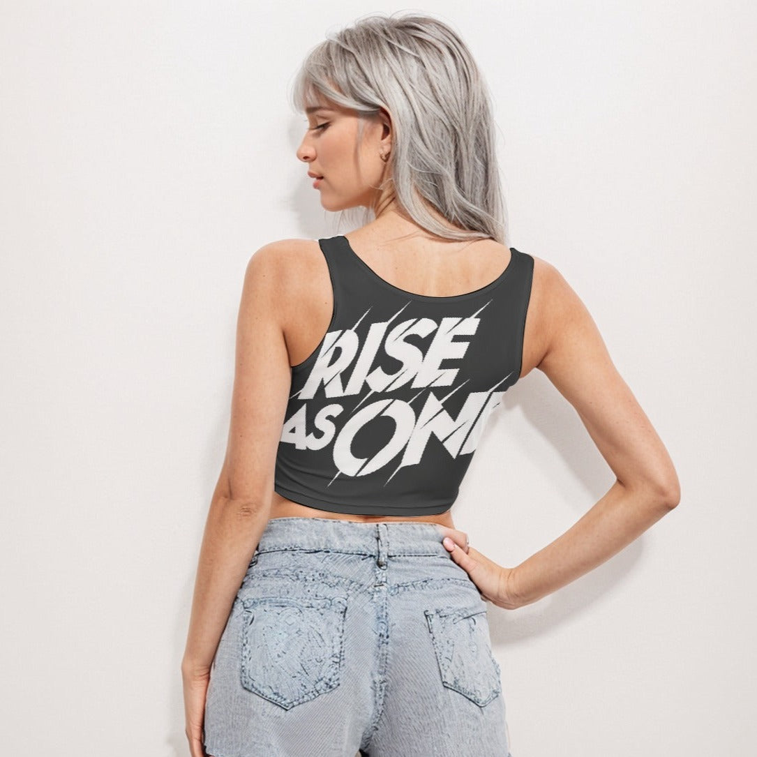 Sport Crop Tank Top Rise As One - Weave West
