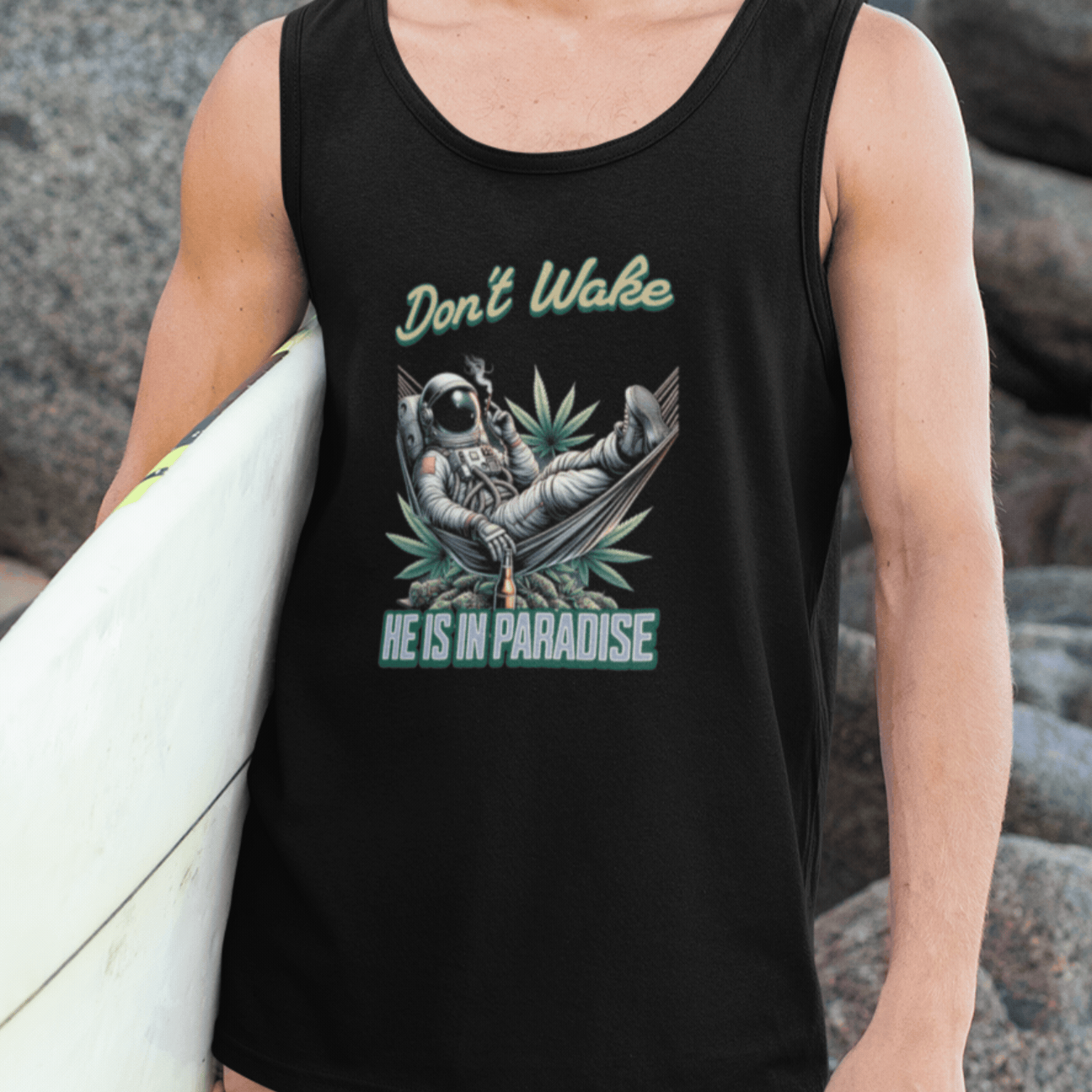 Personalized Polyester Wrinkle Free Sleeveless Tank (Don't Wake) - Weave West