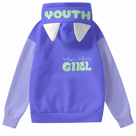 Personalized Eared Cozy Hoodie Birthday Girl - Weave West