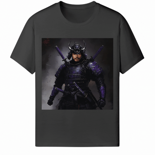 Customized Halloween Black Tee Dark Samurai - Weave West