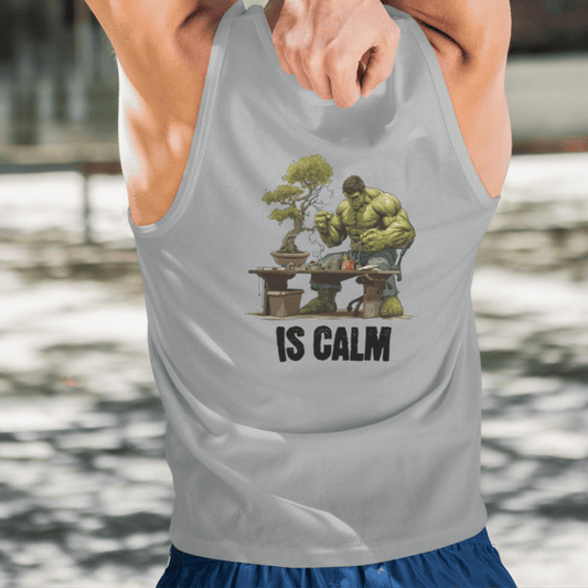 Personalized Polyester Body Fit Tank (Is Calm) - Weave West