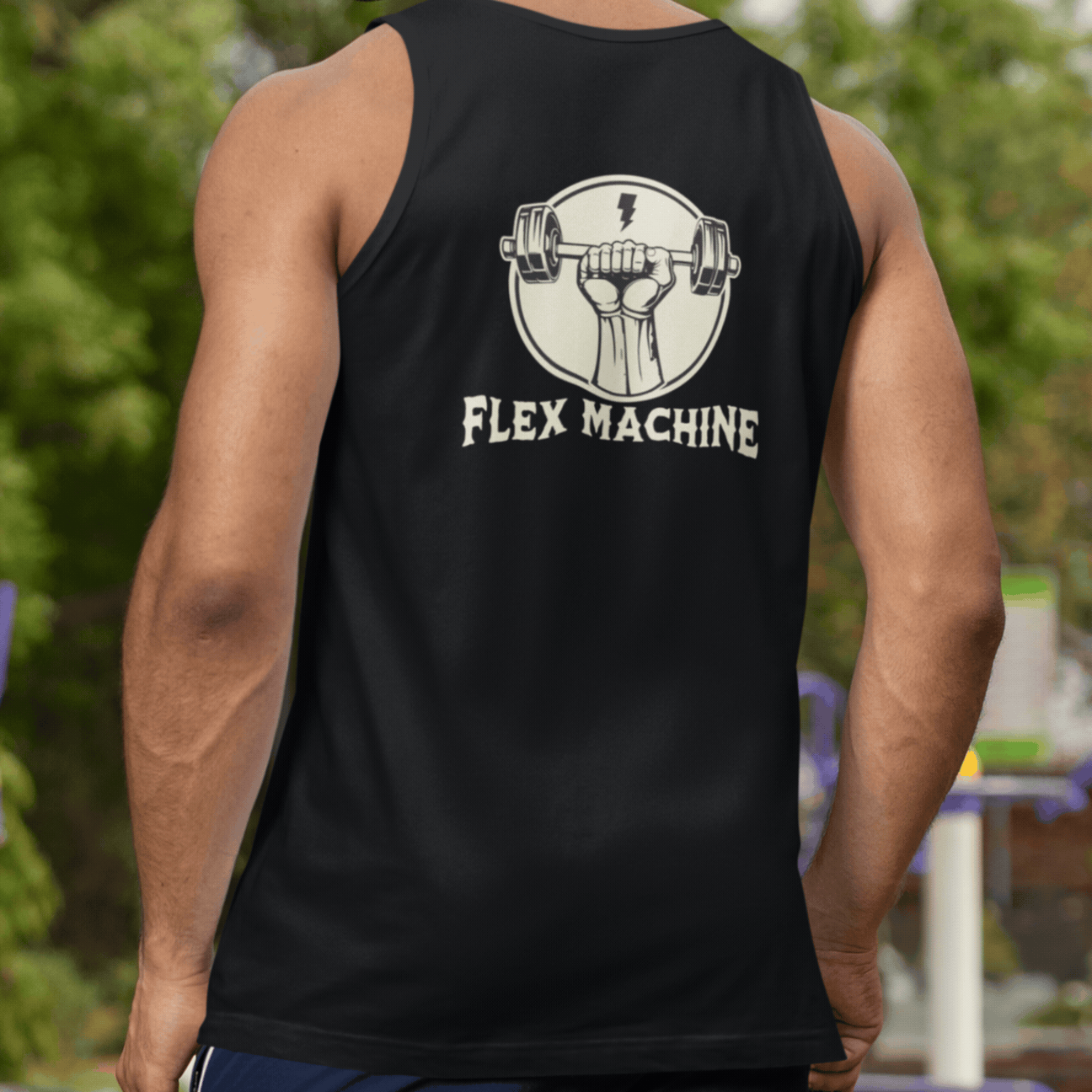 Personalized Polyester Body Fit Tank Flex Machine - Weave West