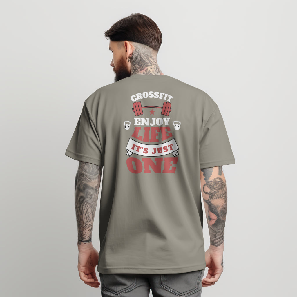 High Quality Cotton Oversized Loose-Fit Tee Cross Fit - Weave West