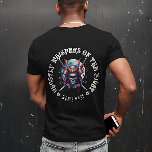 Premium Cotton Slim Fit Tee (Samurai Mask) - Weave West