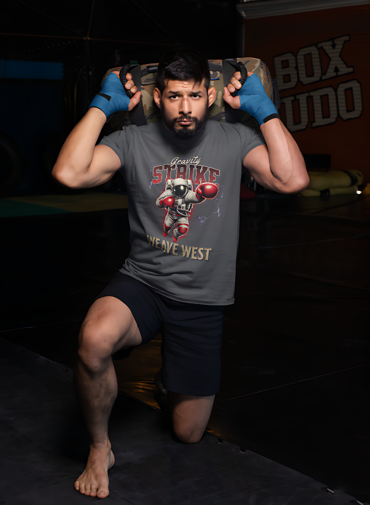 Wrinkle Free Polyester Slim Fit Tee (Gravity Strike) - Weave West