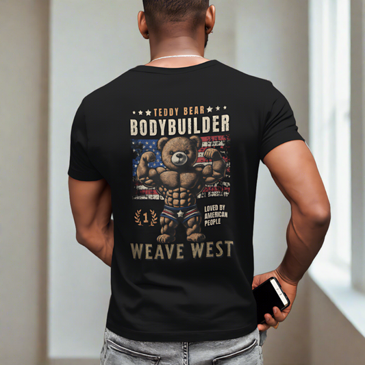 Super Soft Cotton Body Fit Tee (Teddy Bear) - Weave West