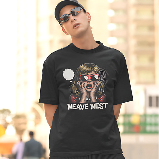 Soft Loose-Fit Thin Cotton Long Sleeves Tee (Panic) - Weave West