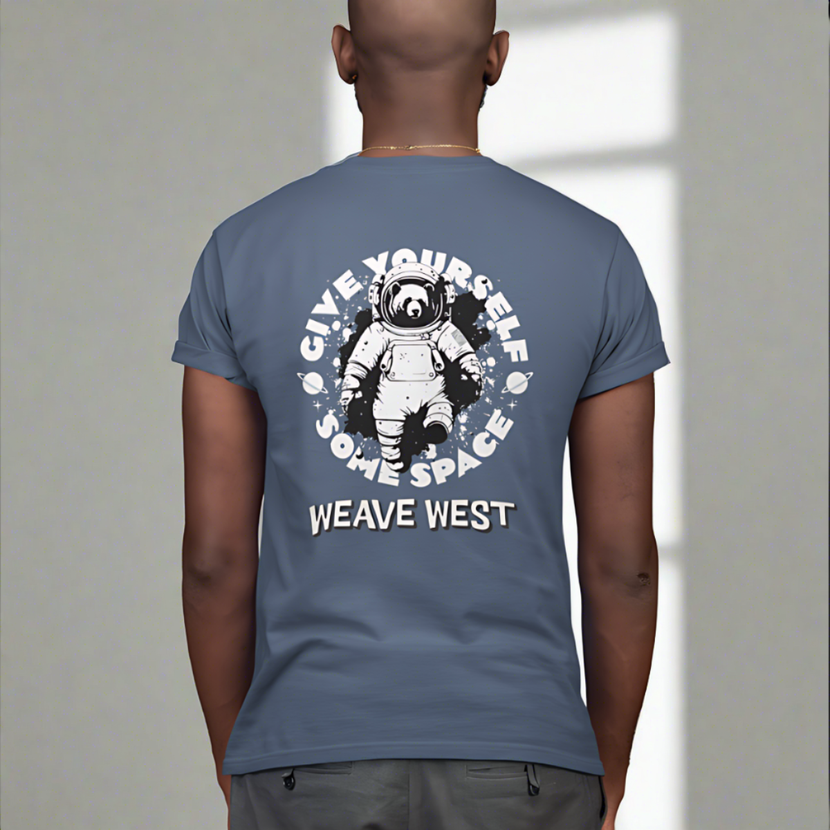 Premium Cotton Slim Fit Tee (Space) - Weave West