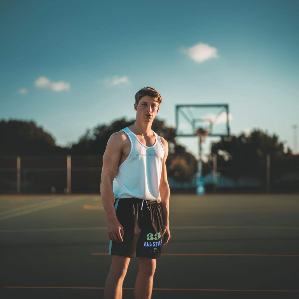 Basketball Mesh Light Polyester Shorts (All Star) - Weave West