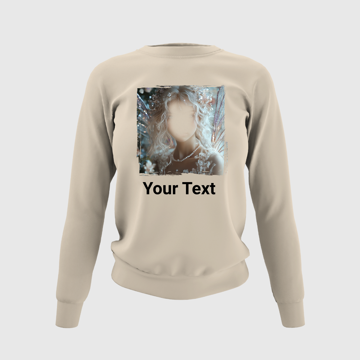 Women Custom Sweater (Pearl Fairy) - Weave West