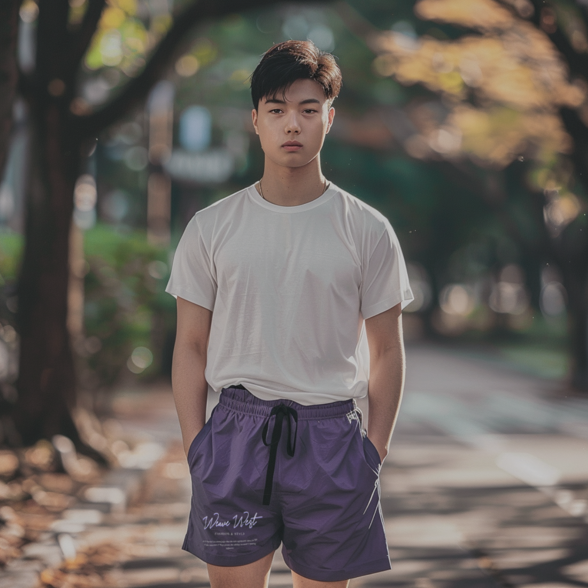 Exercise Silky-Feel Shorts (Fashion & Style) - Weave West