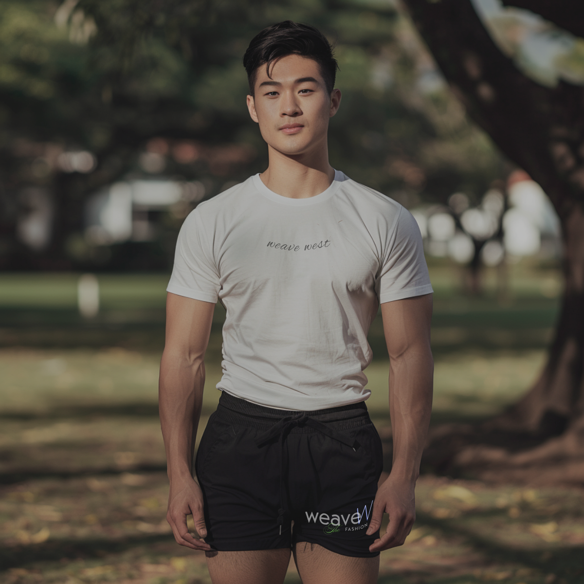Gym Short Shorts (Fashion & Art ) - Weave West