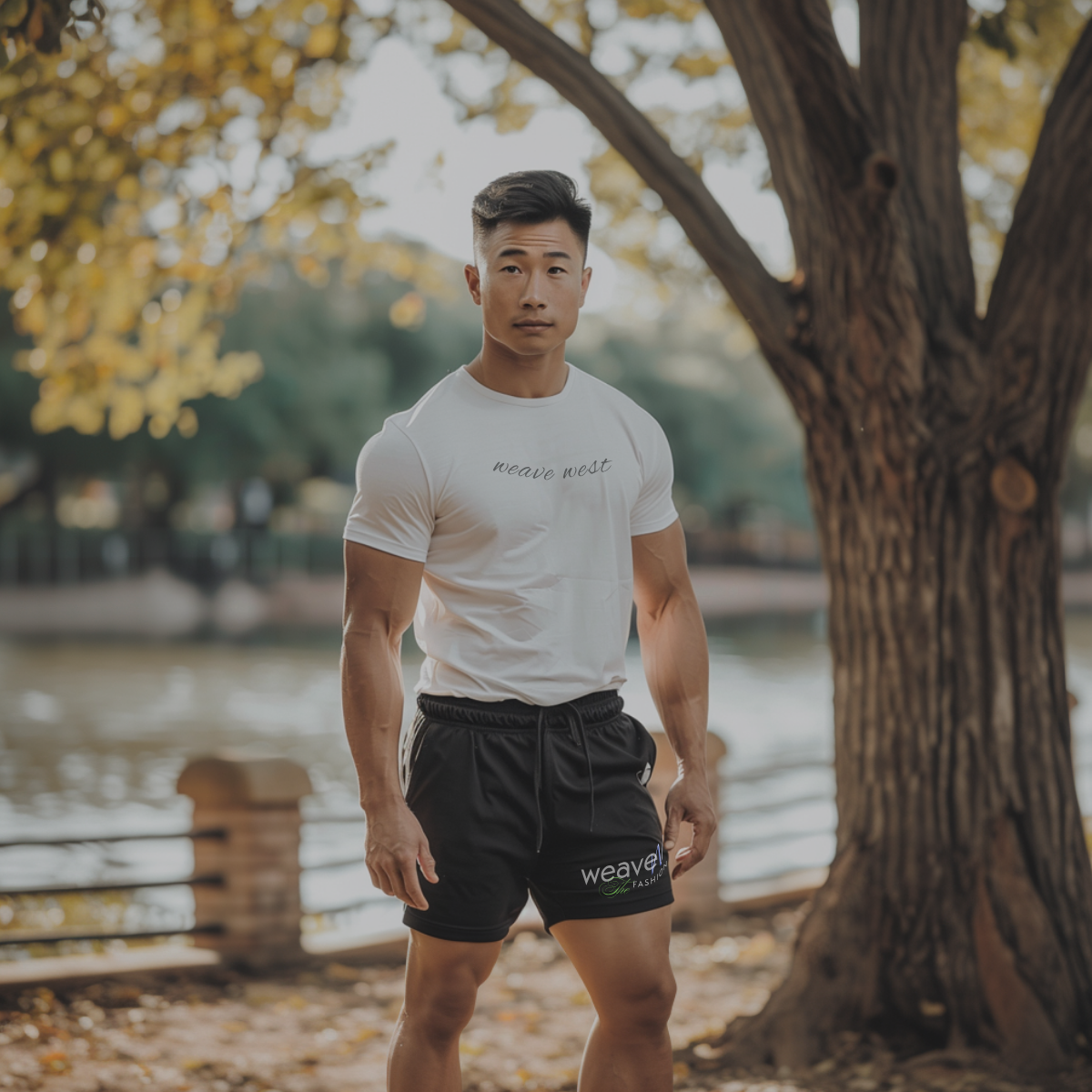 Gym Short Shorts (Fashion & Art ) - Weave West