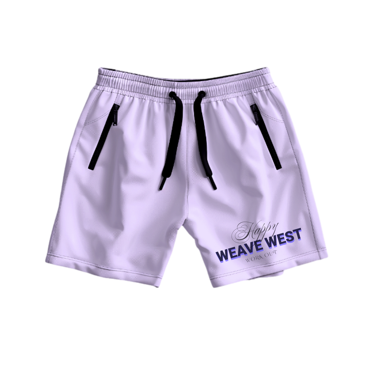 Gym Short Shorts (Happy Workout) - Weave West