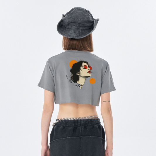 Soft Cotton Loose Crop Top Tammy - Weave West