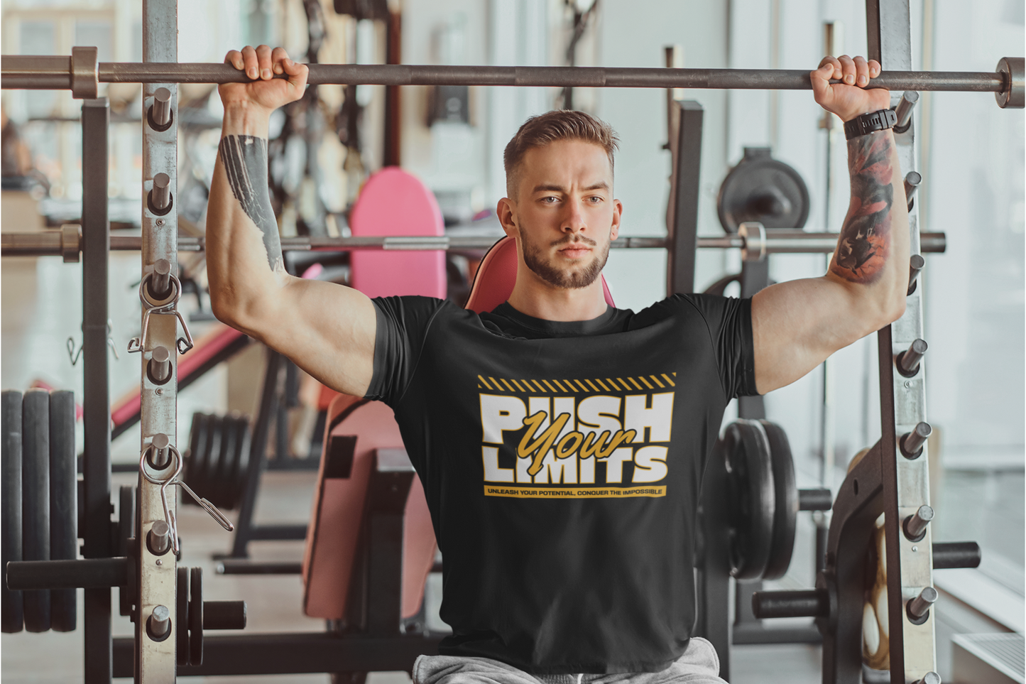 High Quality Polyester Body Fit Push Your Limits - Weave West