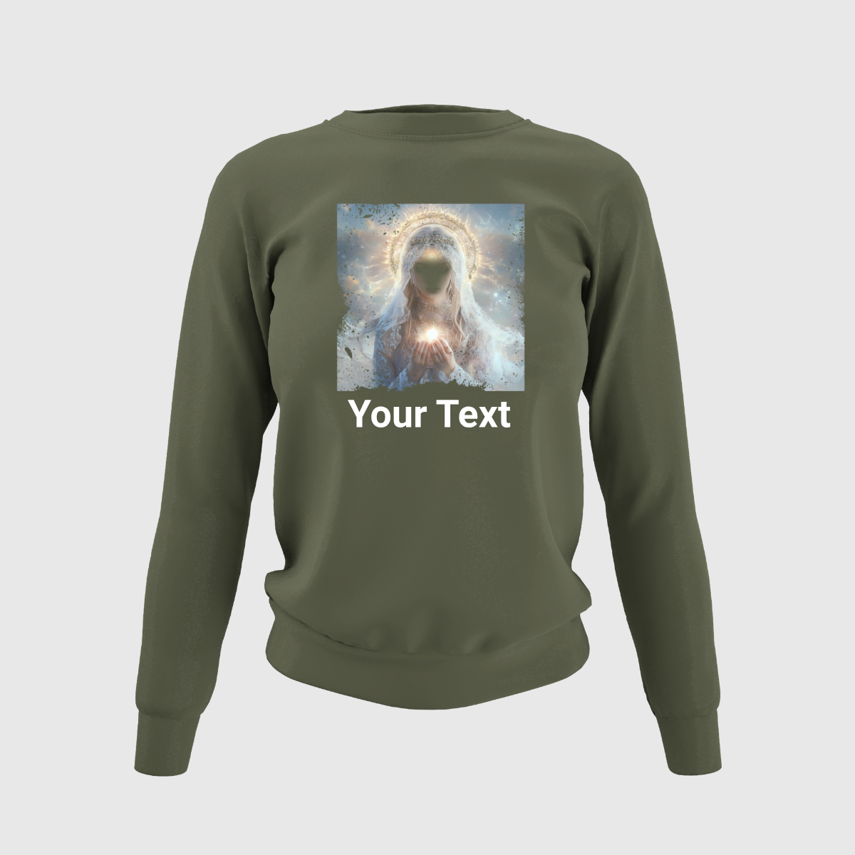 Women Custom Sweater (Blessed) - Weave West
