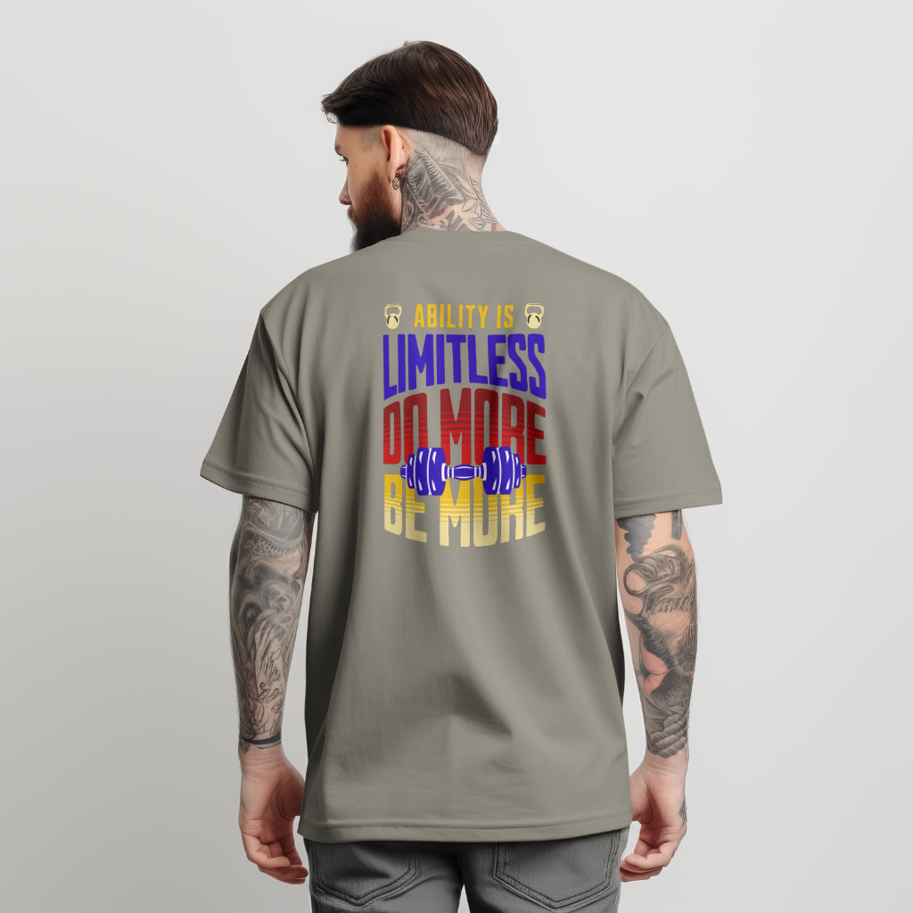High Quality Cotton Oversized Loose-Fit Tee Be More - Weave West