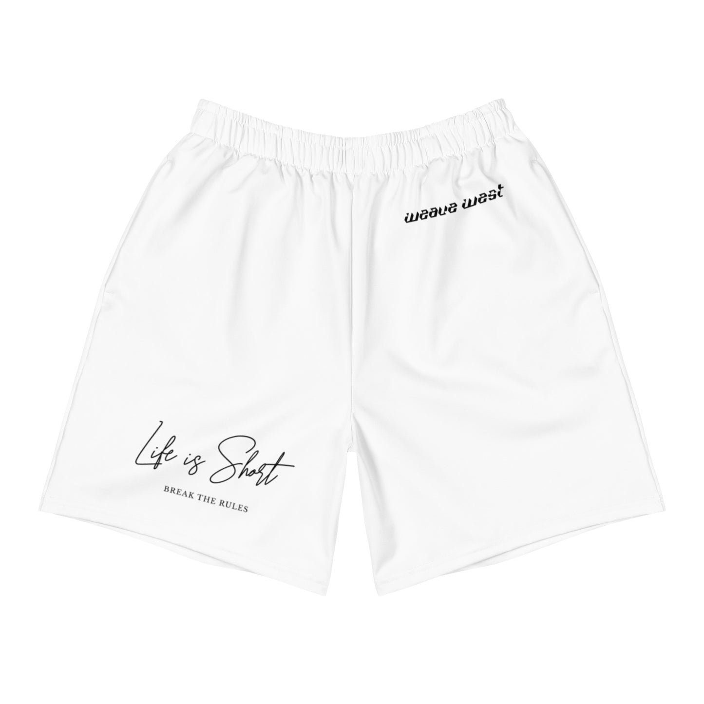 Micro Fiber Breathable Athletic Shorts (Life Is Short) - Weave West