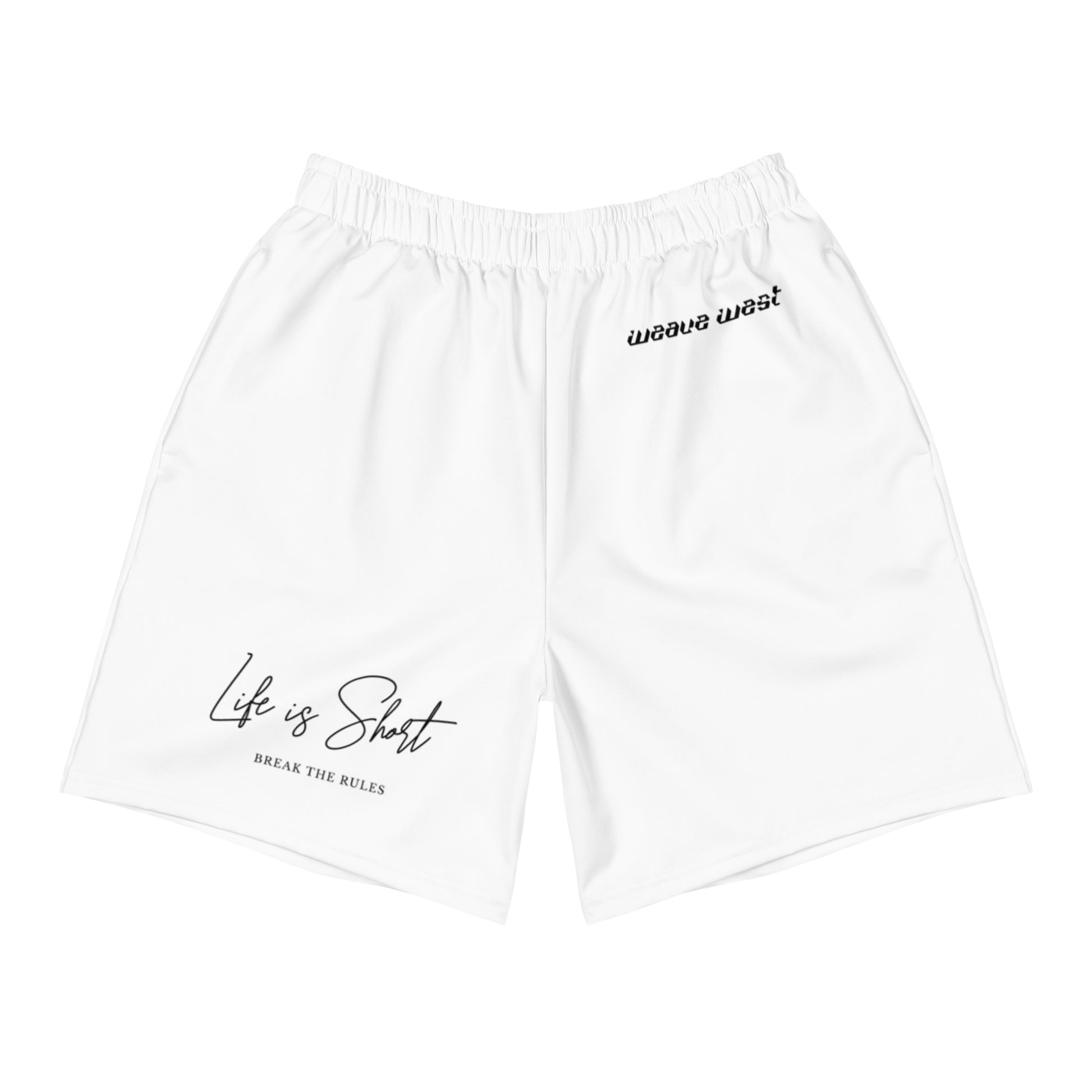 Micro Fiber Breathable Athletic Shorts (Life Is Short) - Weave West