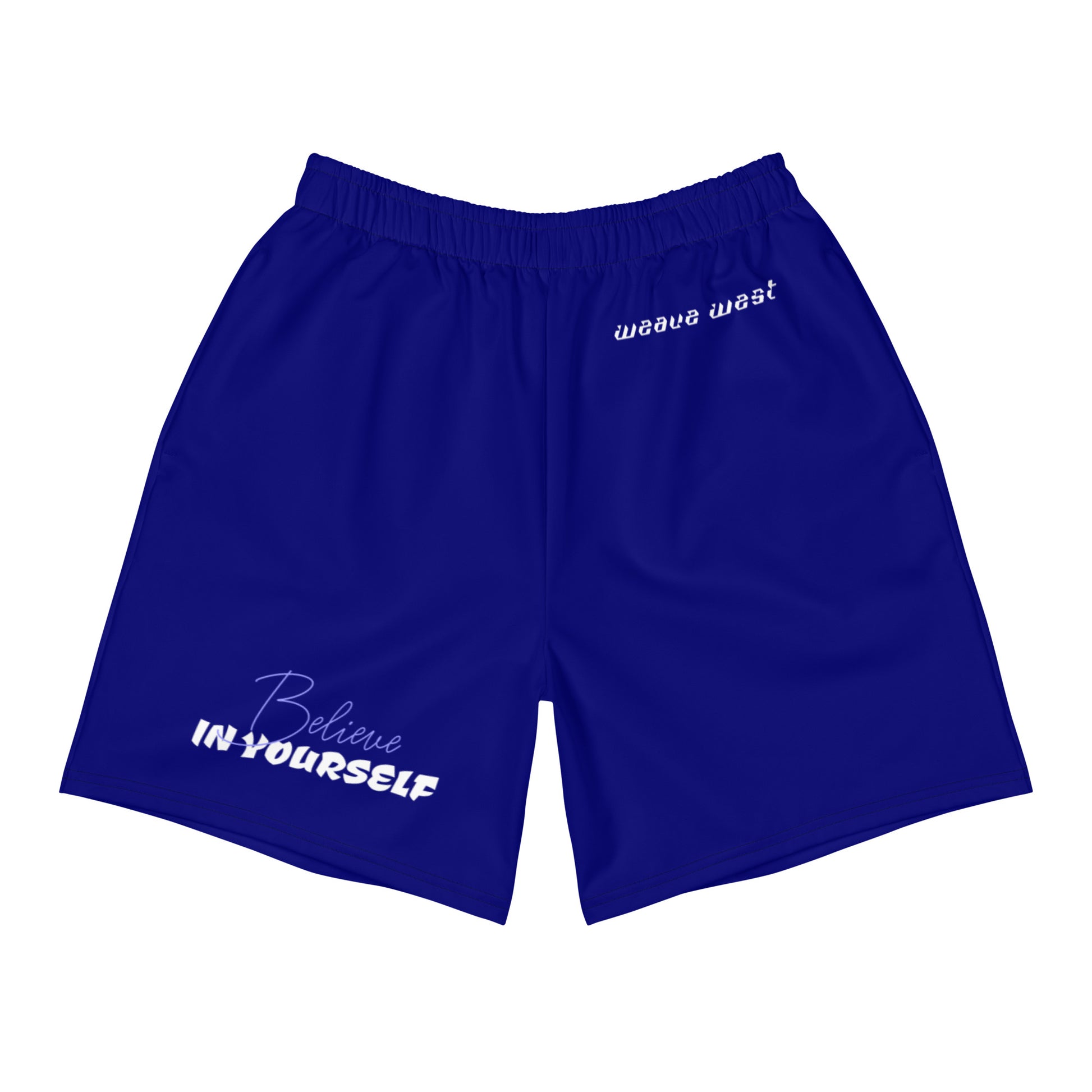 Micro Fiber Breathable Athletic Shorts (Believe In Yourself) - Weave West