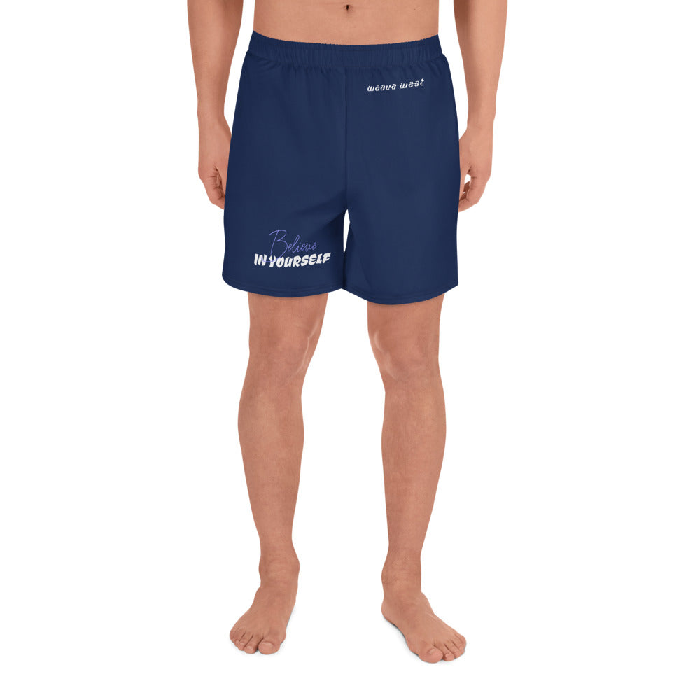 Micro Fiber Breathable Athletic Shorts (Believe In Yourself) - Weave West