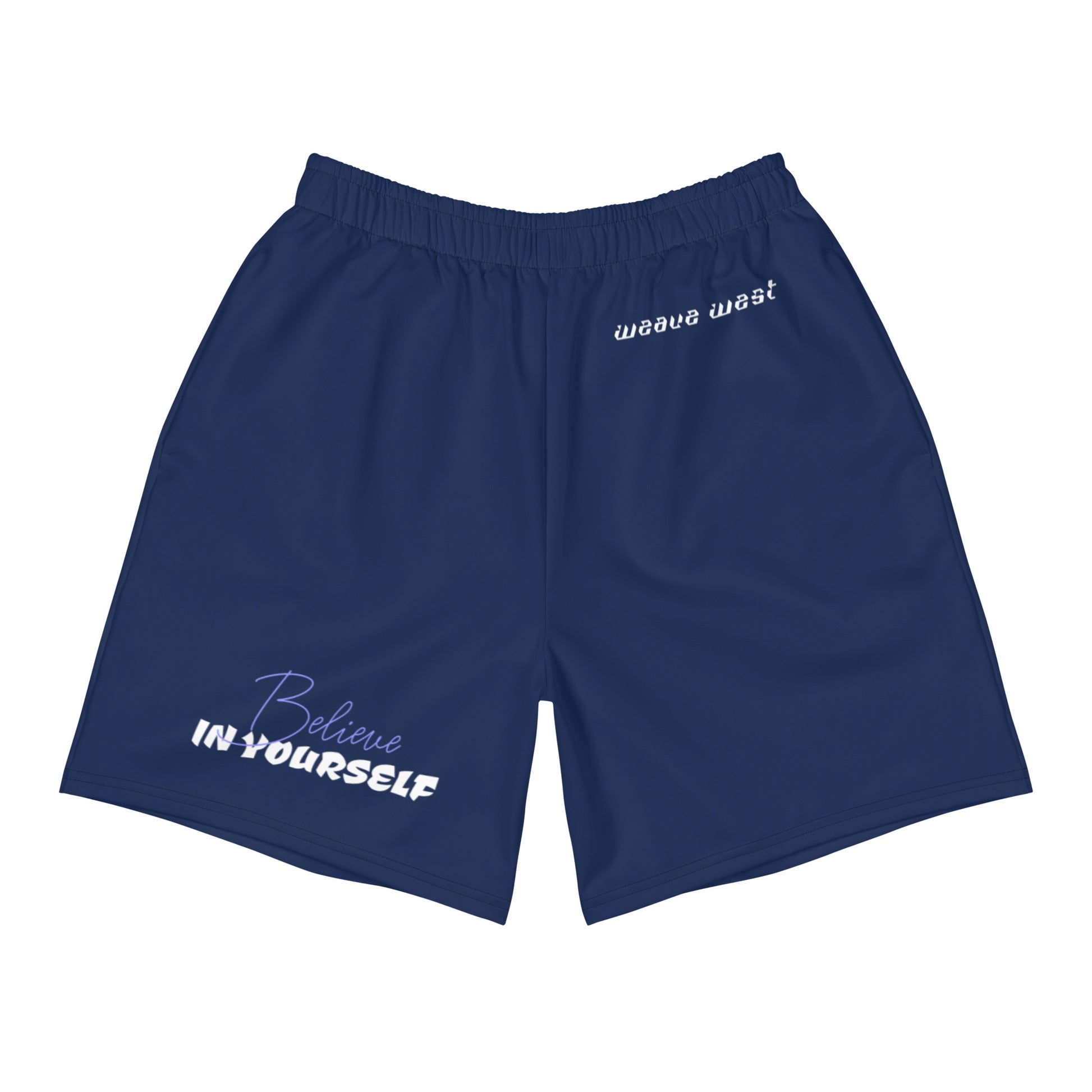 Micro Fiber Breathable Athletic Shorts (Believe In Yourself) - Weave West