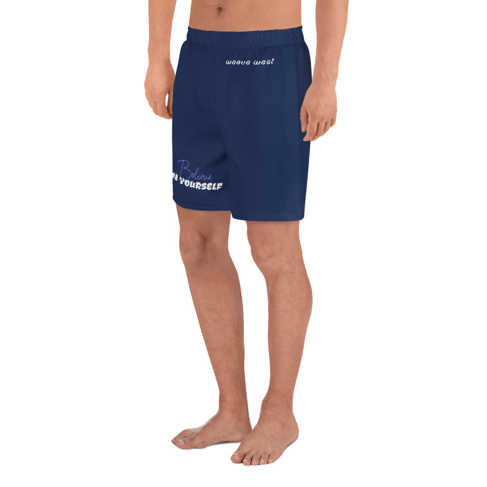 Micro Fiber Breathable Athletic Shorts (Believe In Yourself) - Weave West