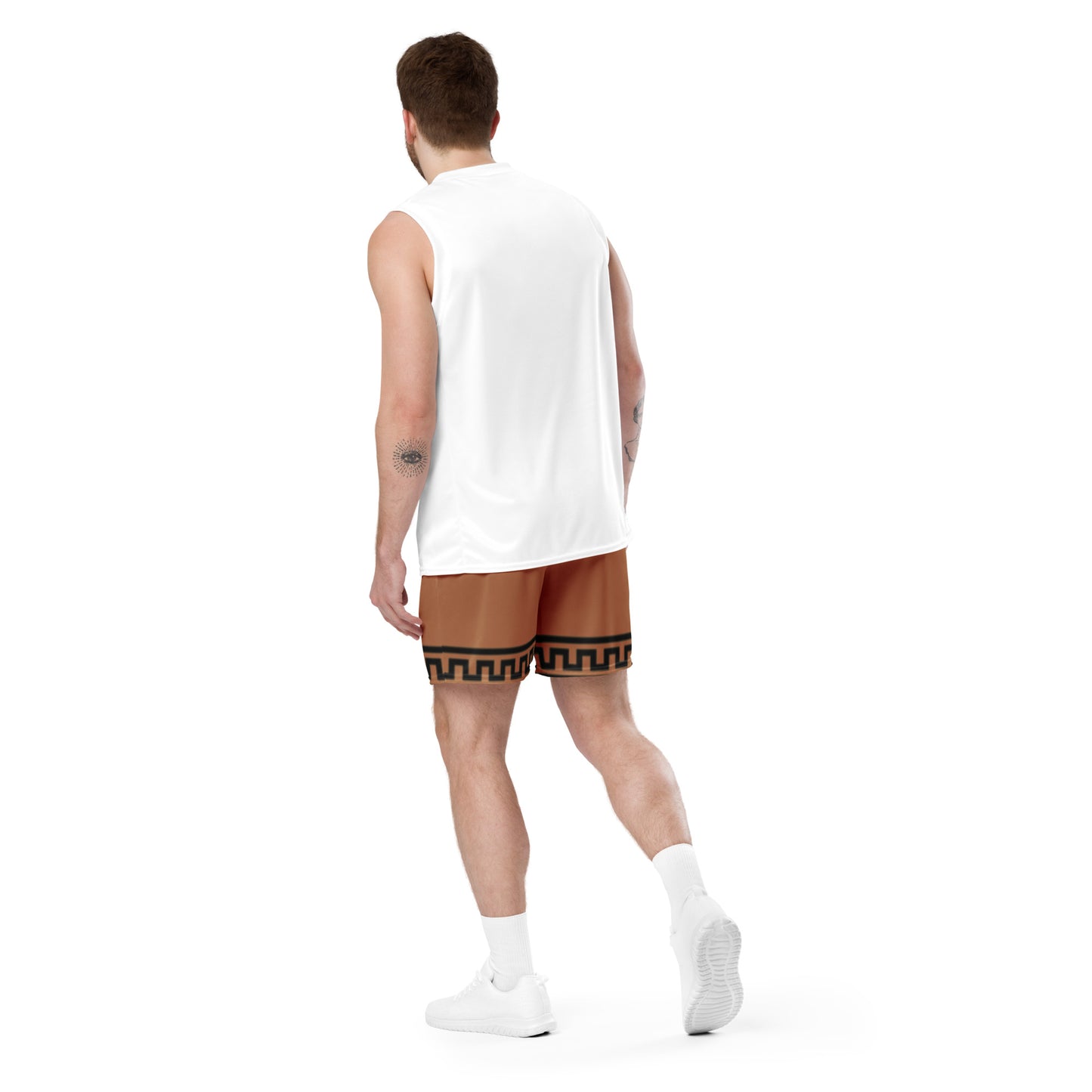 Basketball Mesh Light Polyester Shorts (Pattern1) - Weave West