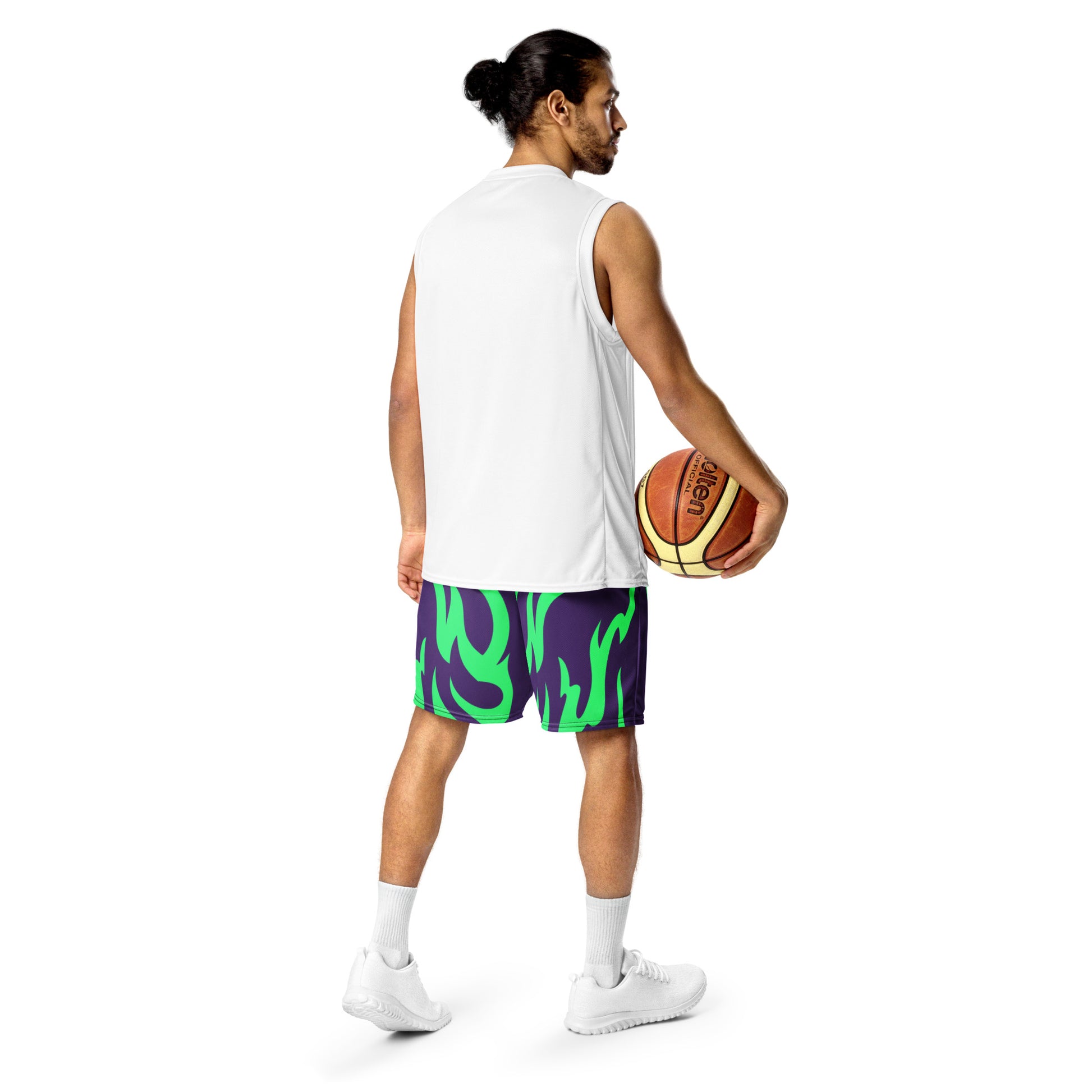 Basketball Mesh Light Polyester Shorts (Fire2) - Weave West