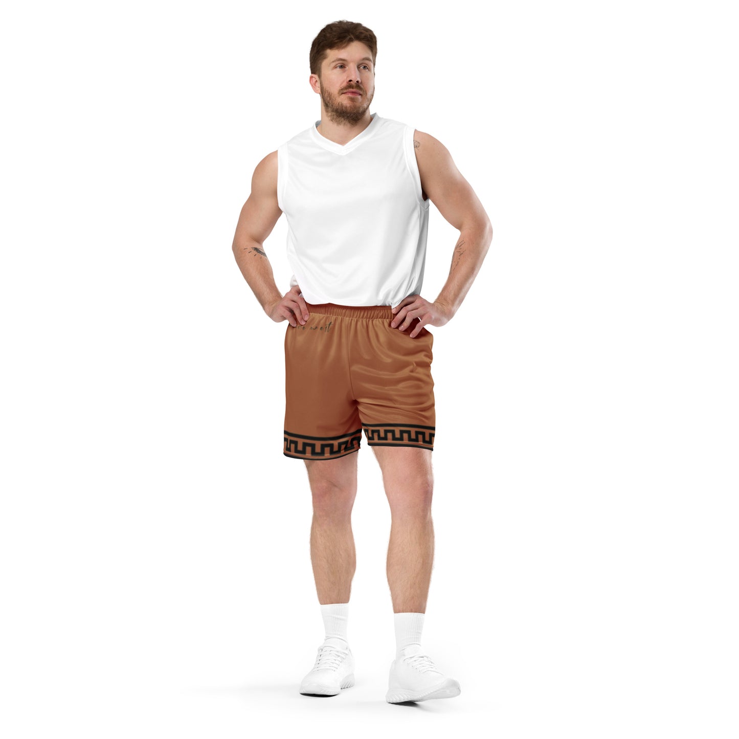 Basketball Mesh Light Polyester Shorts (Pattern1) - Weave West