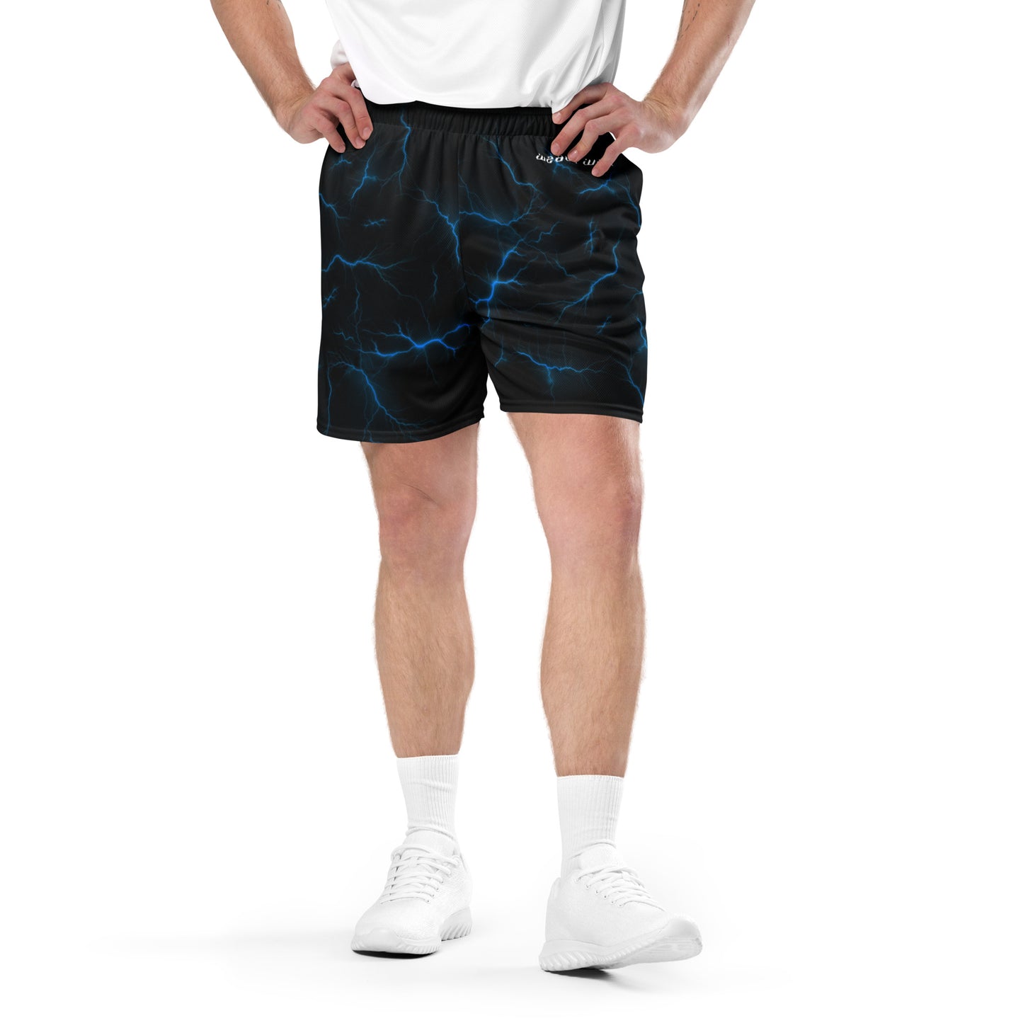 Basketball Mesh Light Polyester Shorts (Thunder1) - Weave West