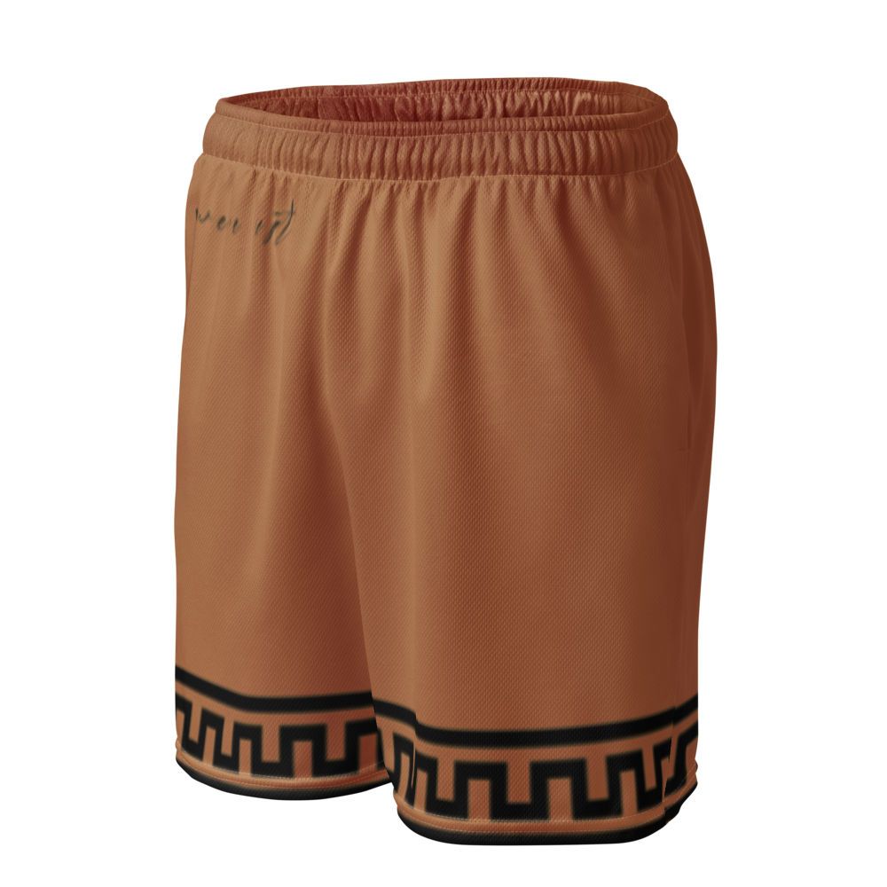 Basketball Mesh Light Polyester Shorts (Pattern1) - Weave West
