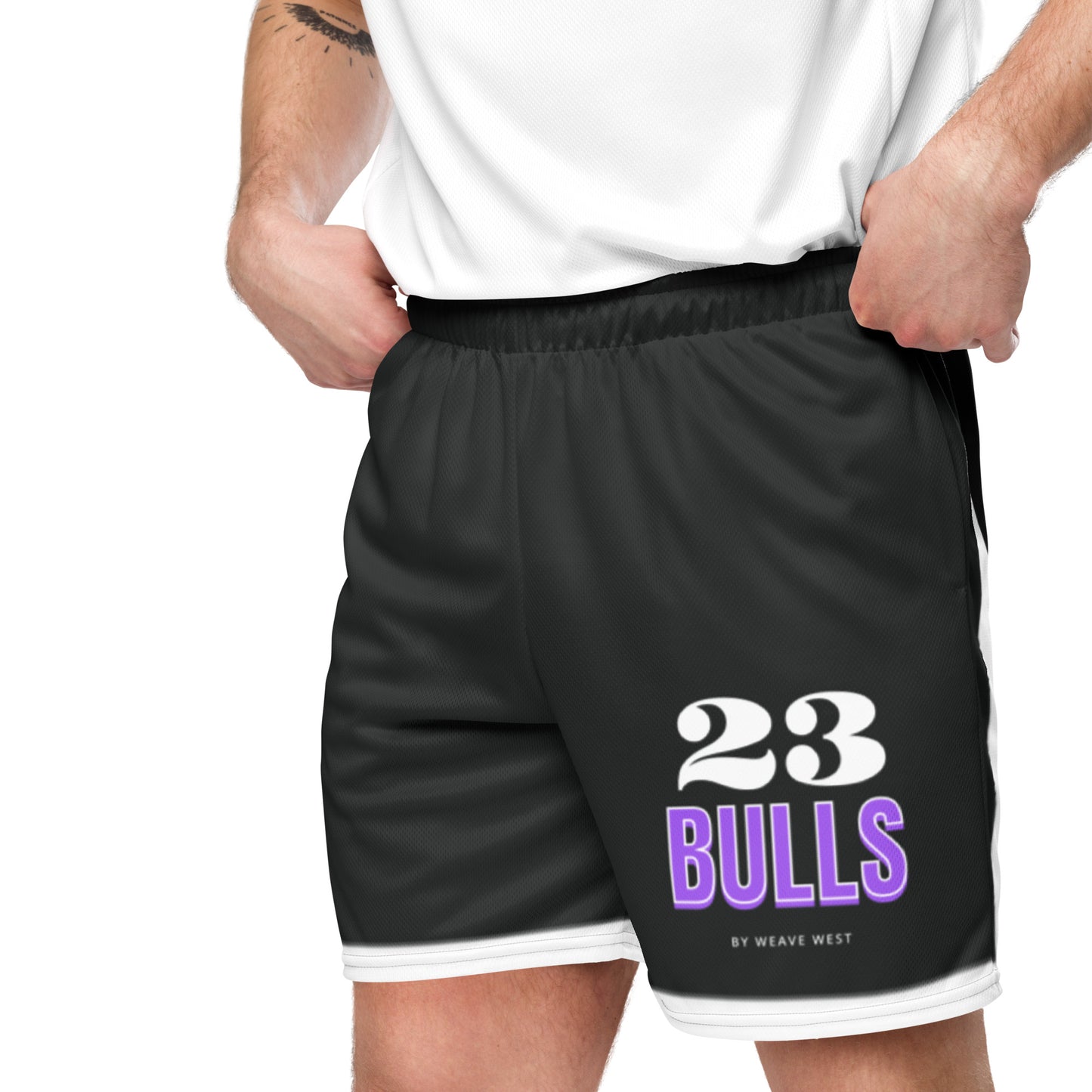 Basketball Mesh Light Polyester Shorts (Bulls) - Weave West