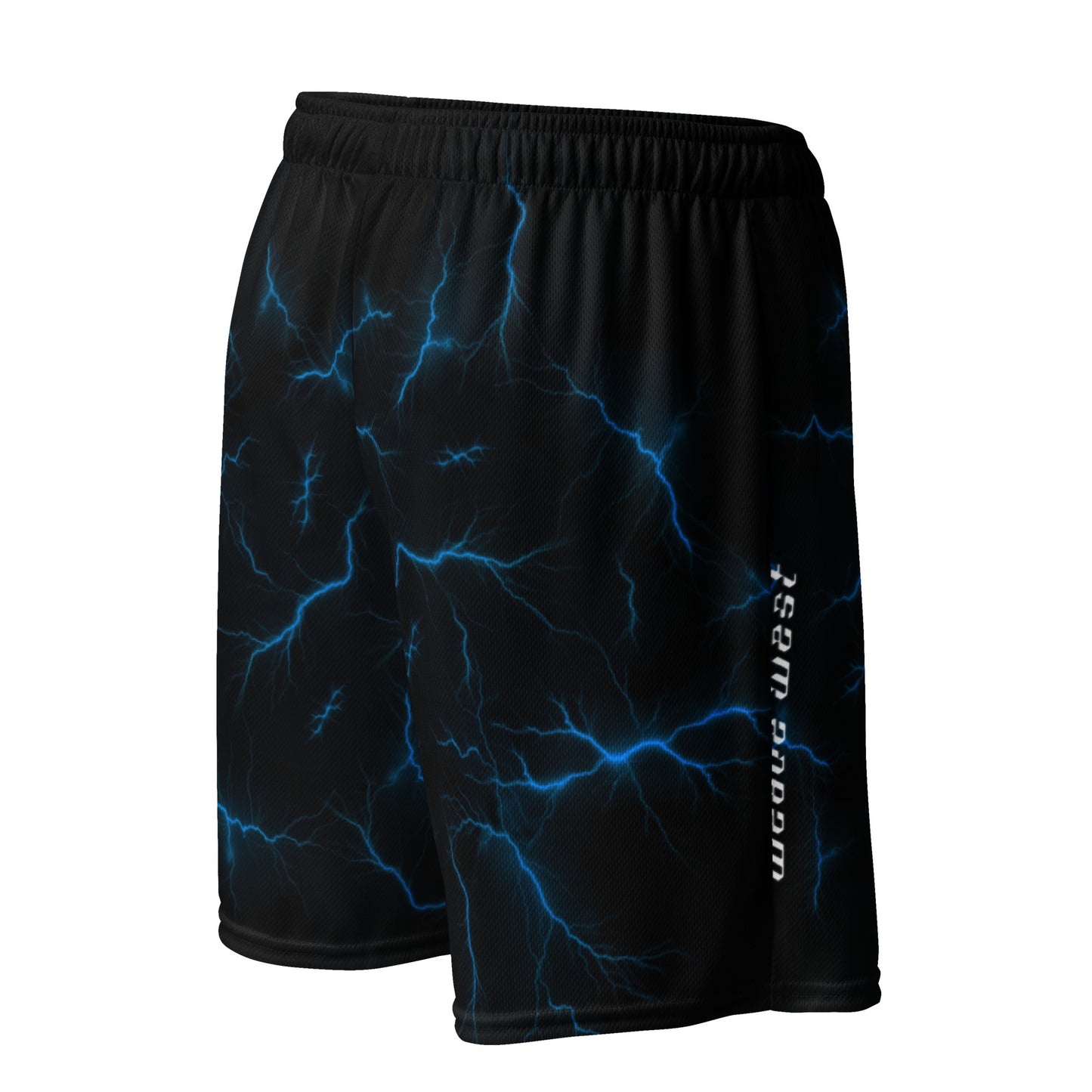 Basketball Mesh Light Polyester Shorts (Thunder1) - Weave West