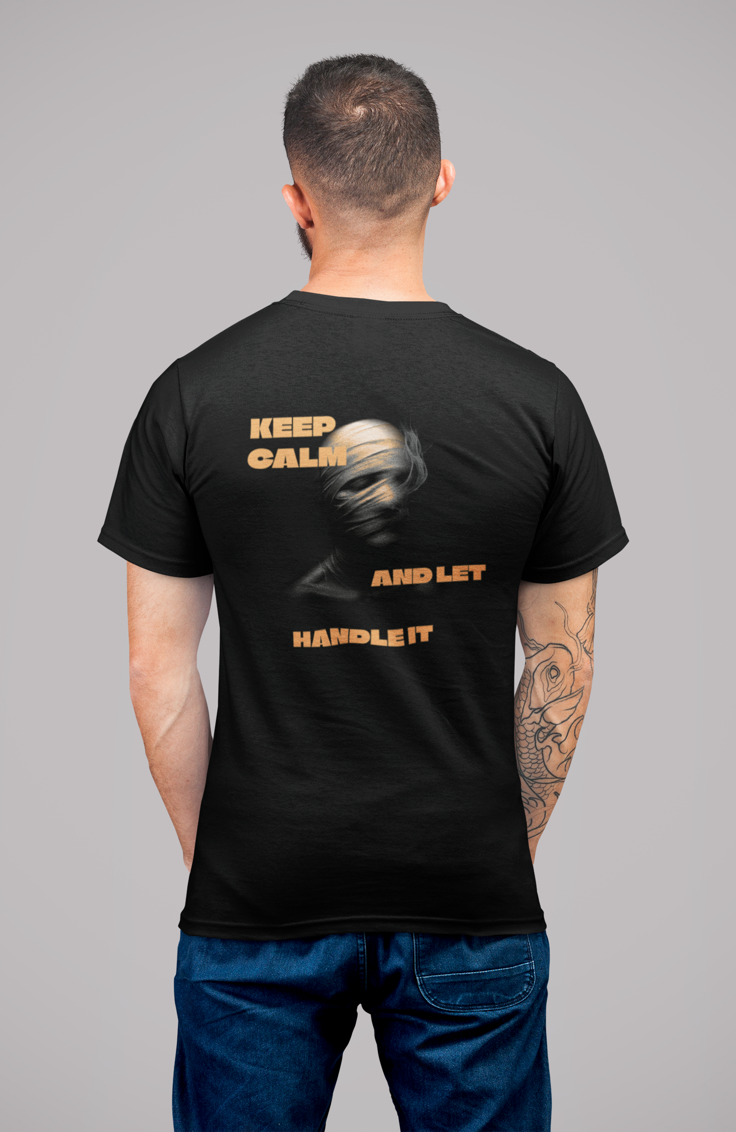 Personalized Premium Classic Fit Cotton Tee (Keep Calm) - Weave West