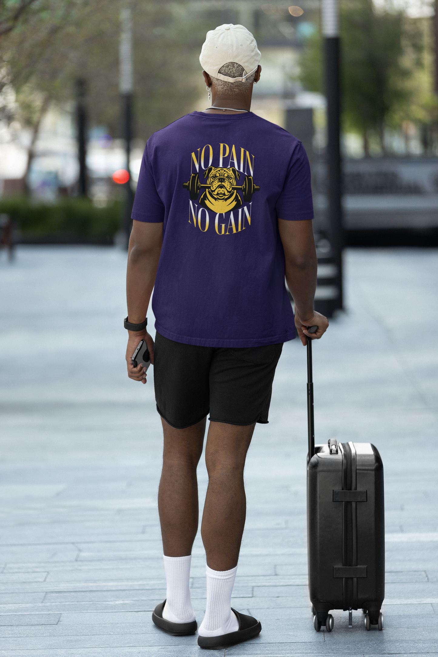 High Quality Polyester Body Fit No Pain No Gain - Weave West