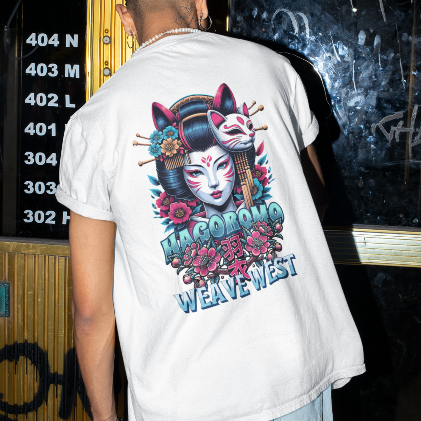 Soft Cotton Oversized Loose-Fit Tee (Hagoromo) - Weave West